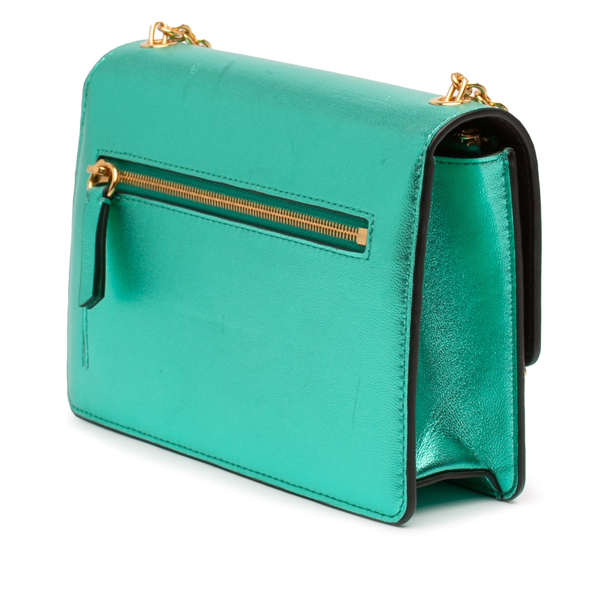 Mulberry Small Metallic Grained Calfskin Darley Crossbody