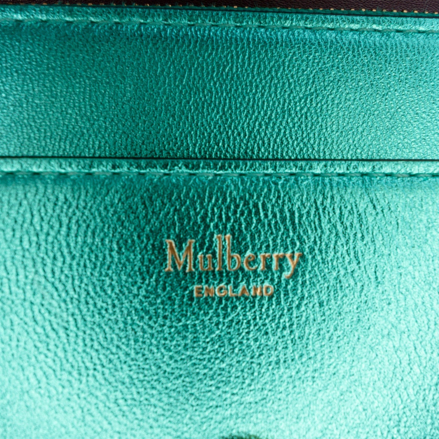 Mulberry Small Metallic Grained Calfskin Darley Crossbody