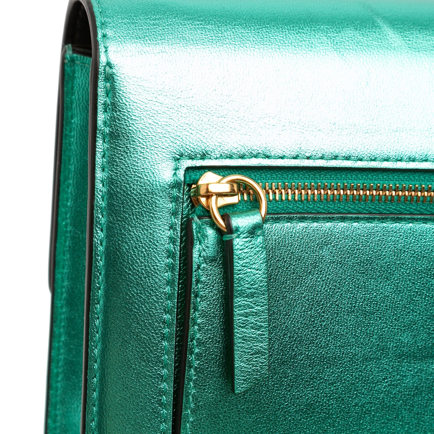 Mulberry Small Metallic Grained Calfskin Darley Crossbody