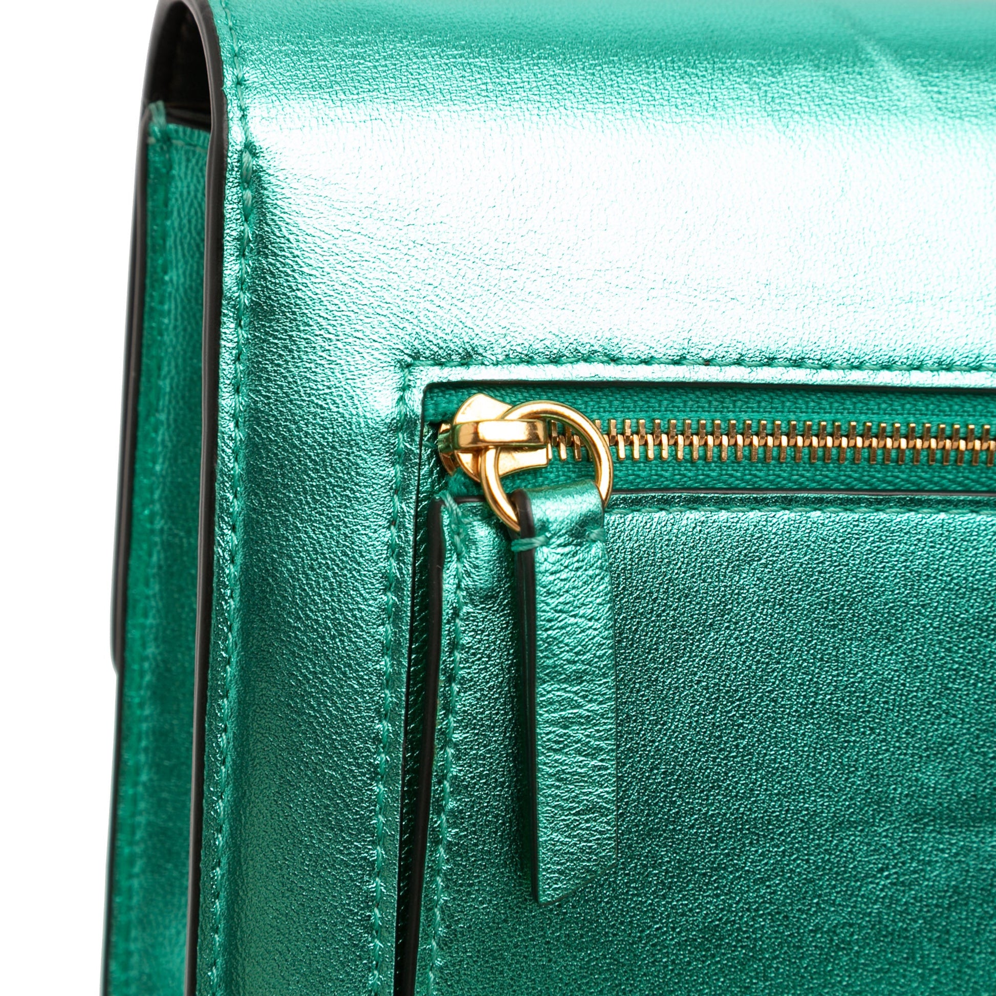 Mulberry Small Metallic Grained Calfskin Darley Crossbody