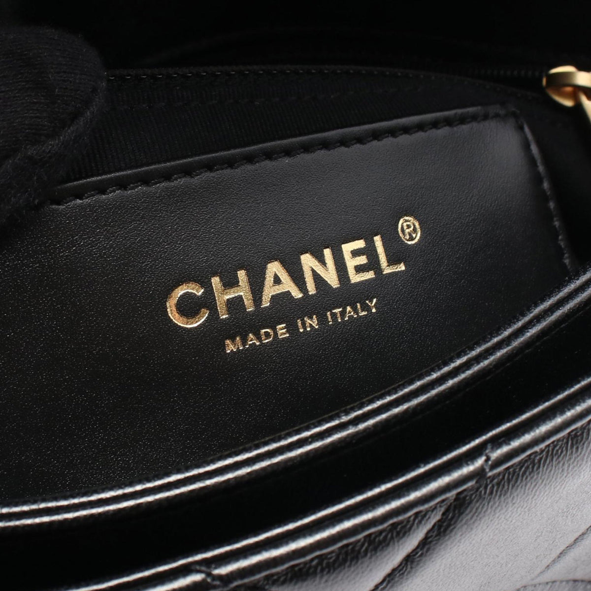 Chanel CC Quilted Lambskin Single Flap