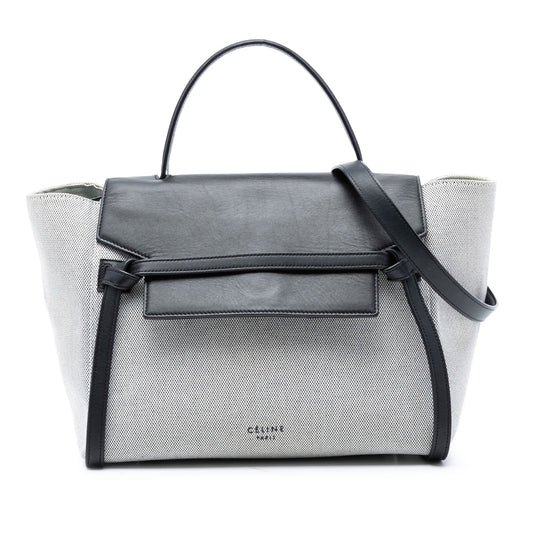 Celine Mini Canvas Belt Satchel