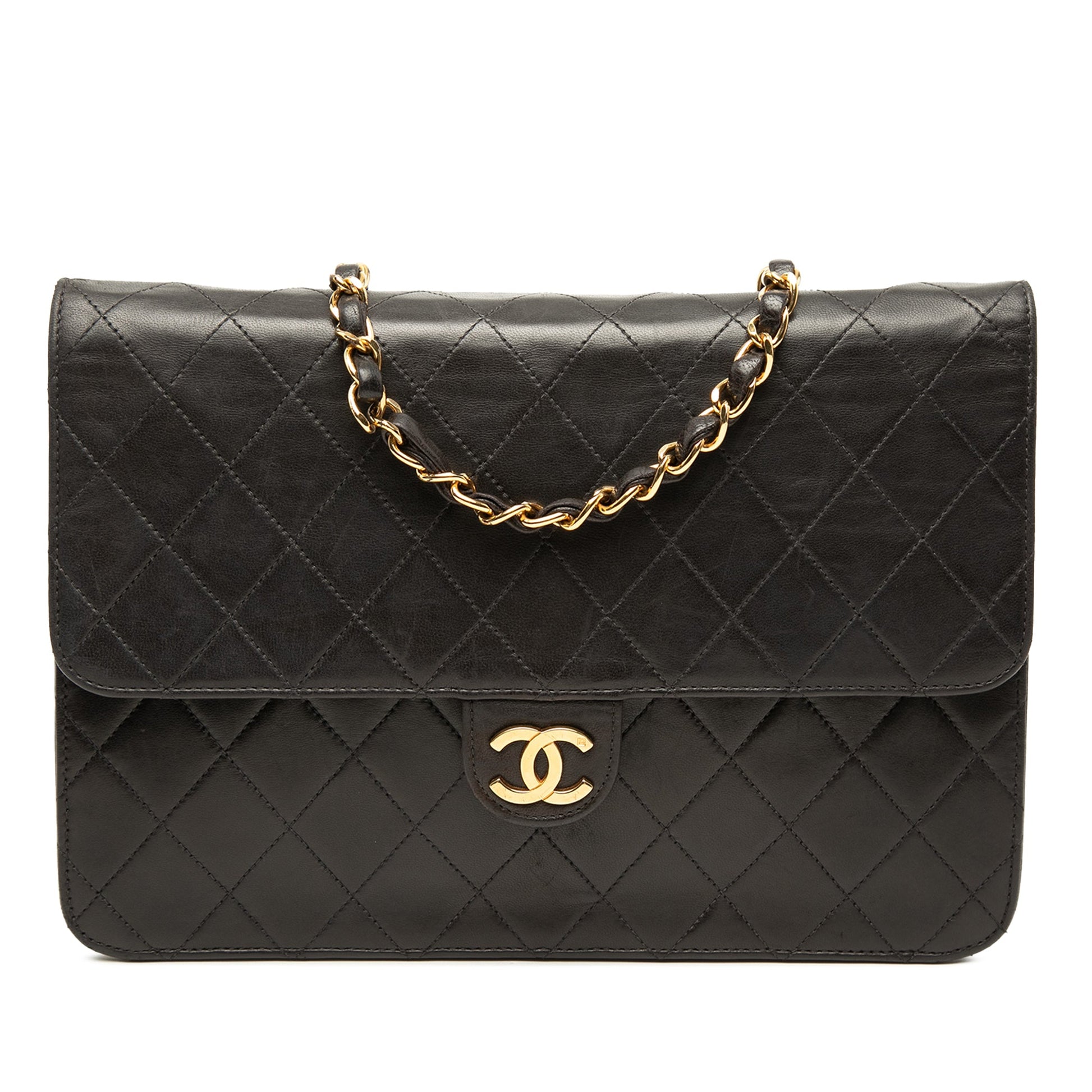 Chanel Medium CC Quilted Lambskin Single Flap