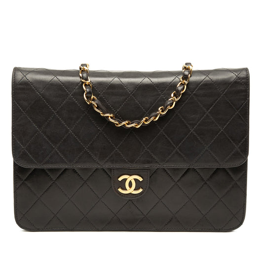 Chanel Medium CC Quilted Lambskin Single Flap