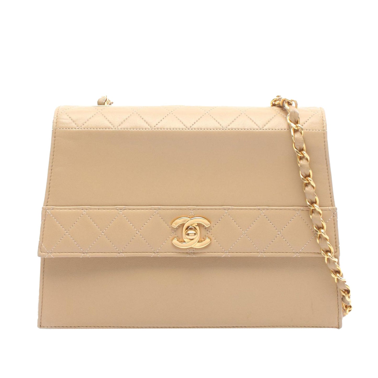 Chanel CC Turnlock Trapezoid Flap