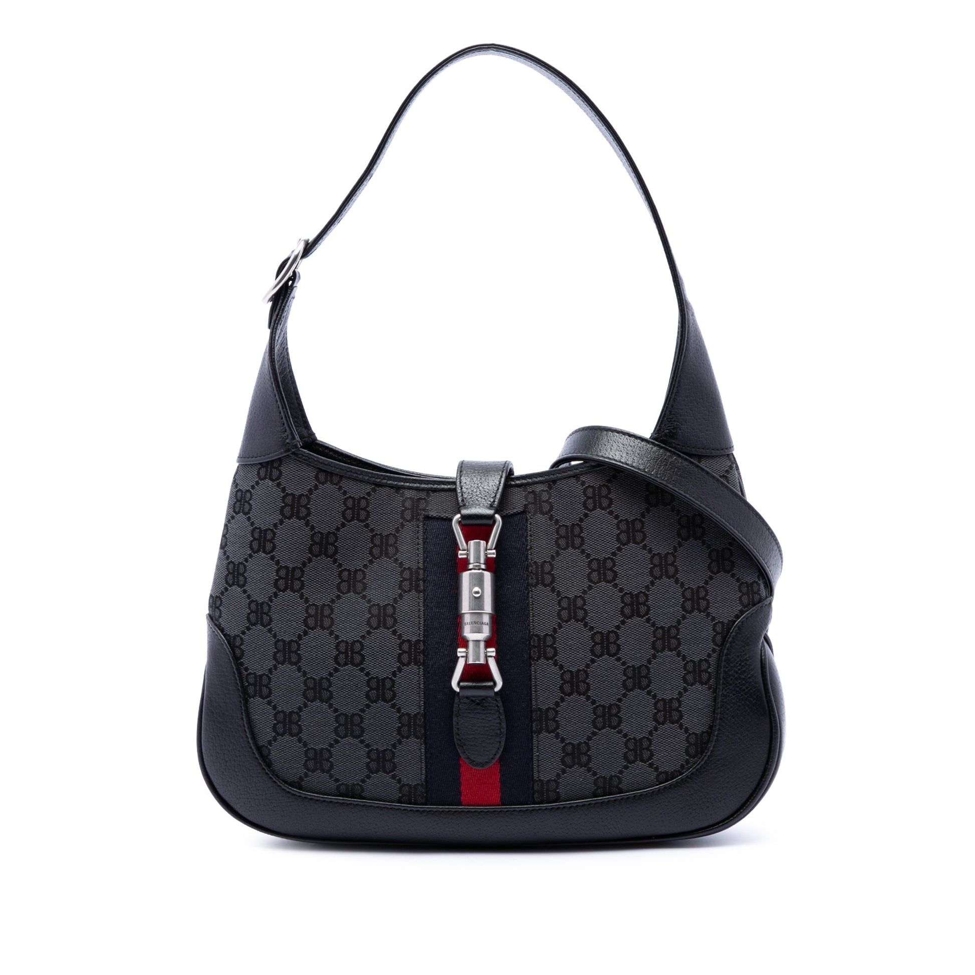 Balenciaga Gucci The Hacker Project Small BB Canvas Web Jackie 1961 Crossbody