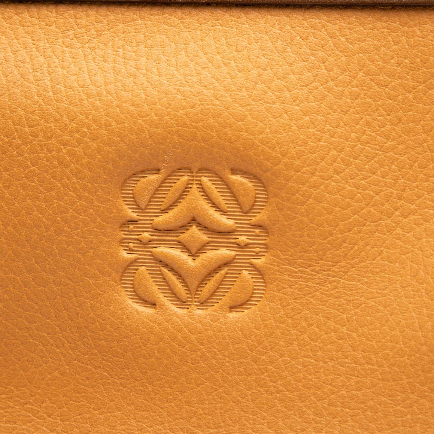 LOEWE Leather Anagram Clutch