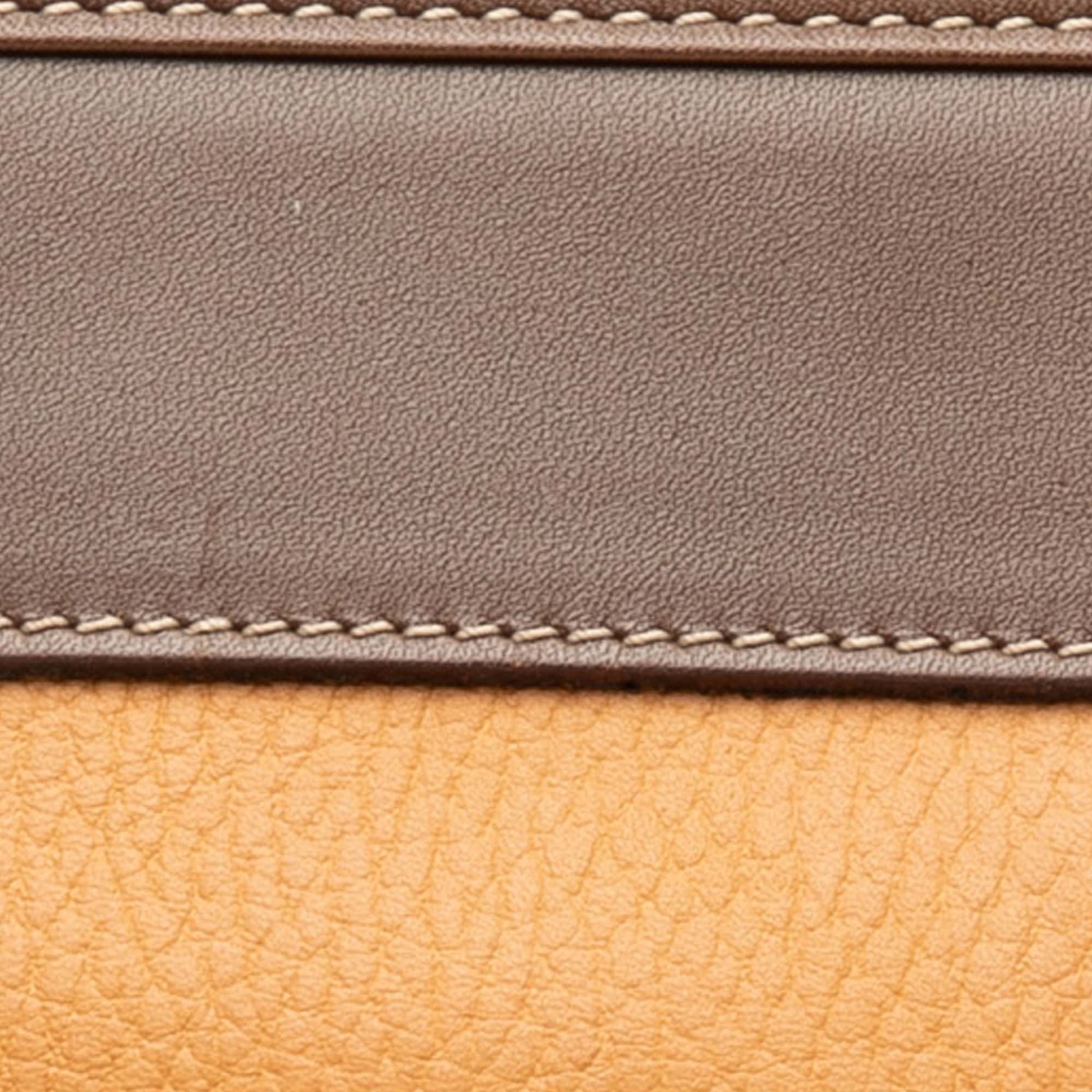 LOEWE Leather Anagram Clutch
