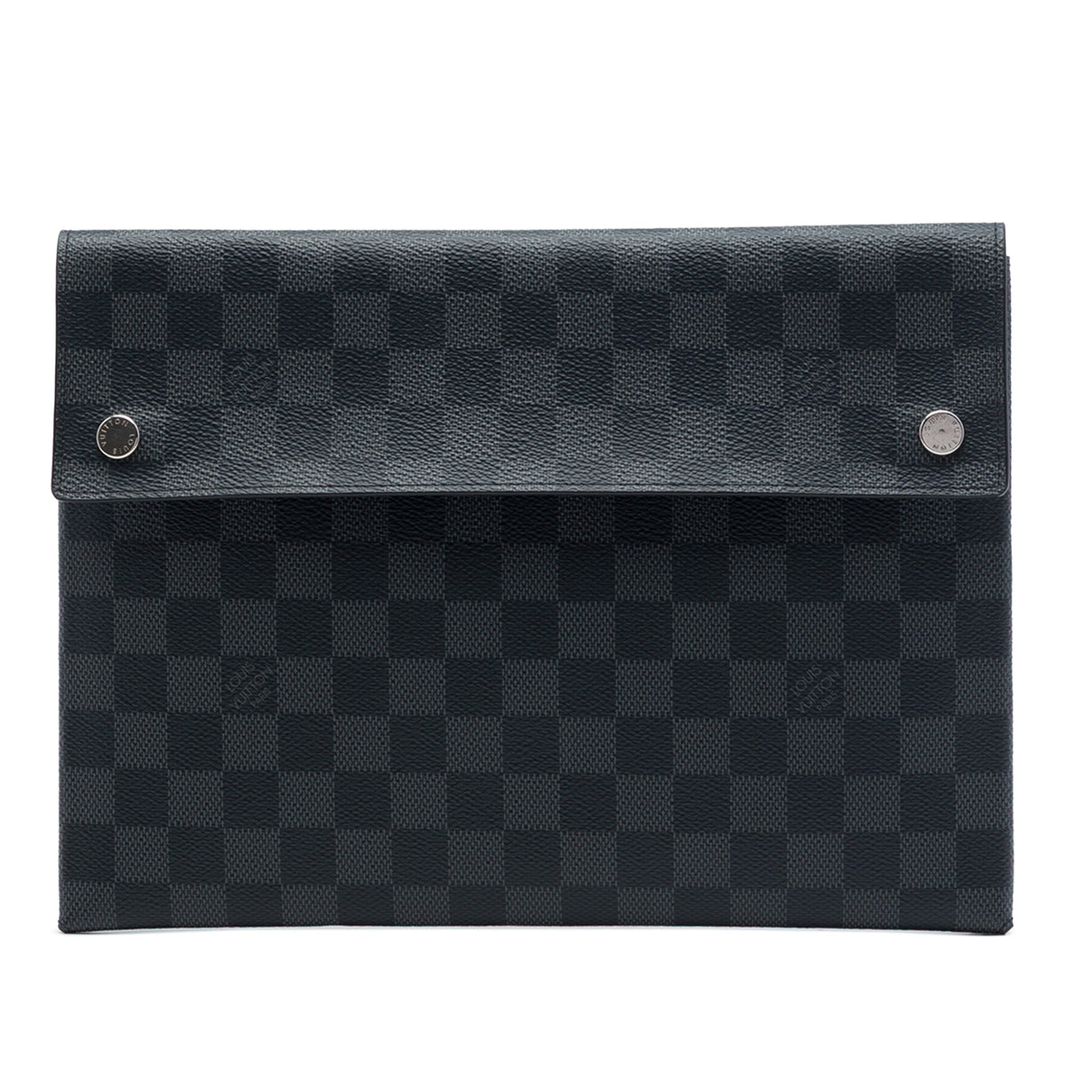 Louis Vuitton Damier Graphite Alpha Pochette GM — Black