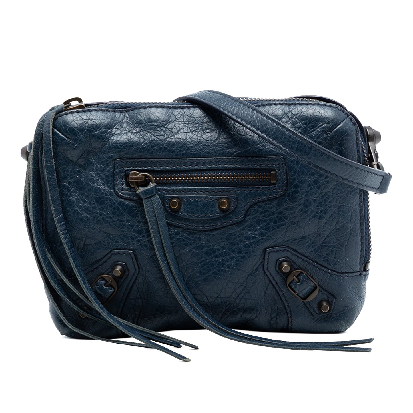 Balenciaga Lambskin Motocross Classic Reporter XS