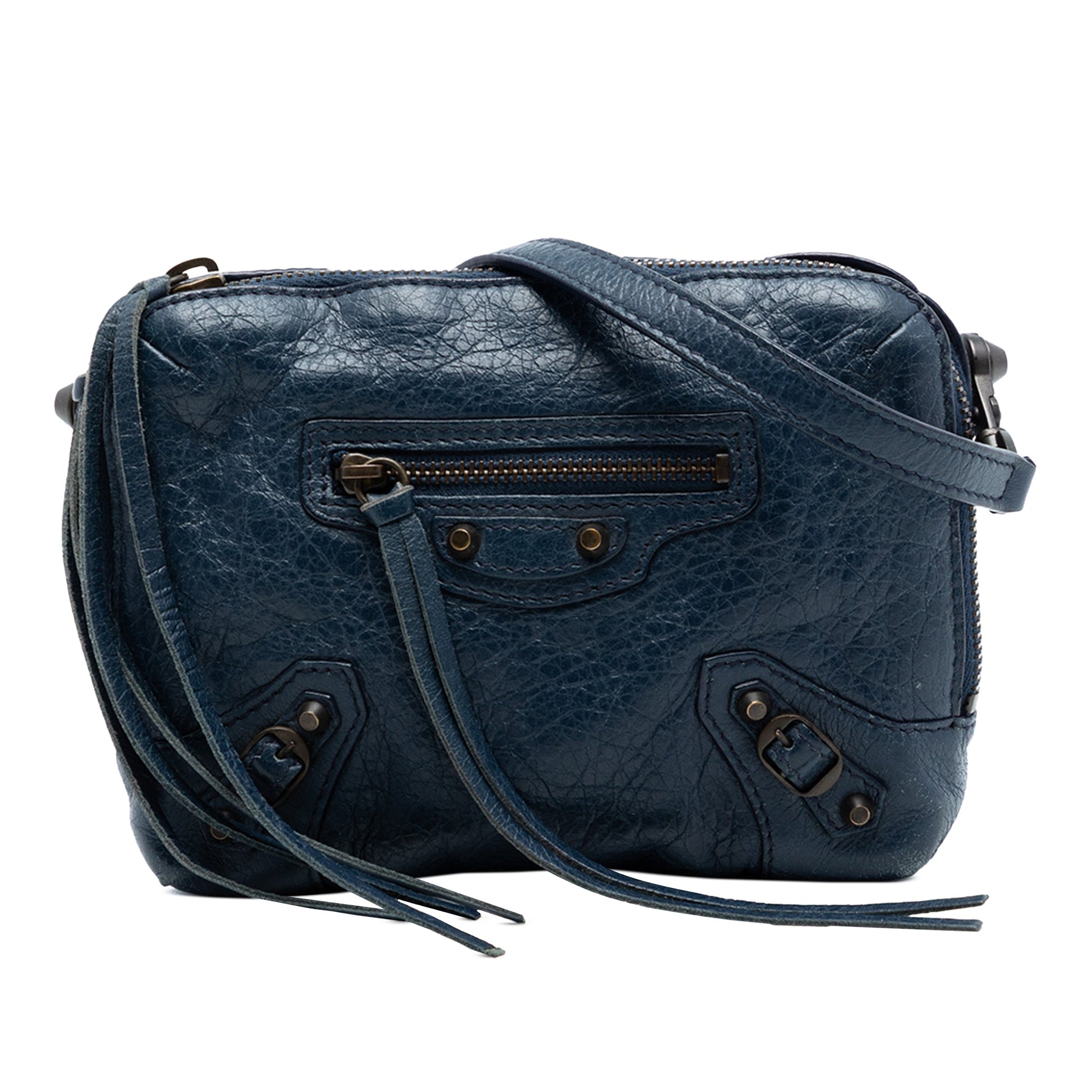 Balenciaga Lambskin Motocross Classic Reporter XS