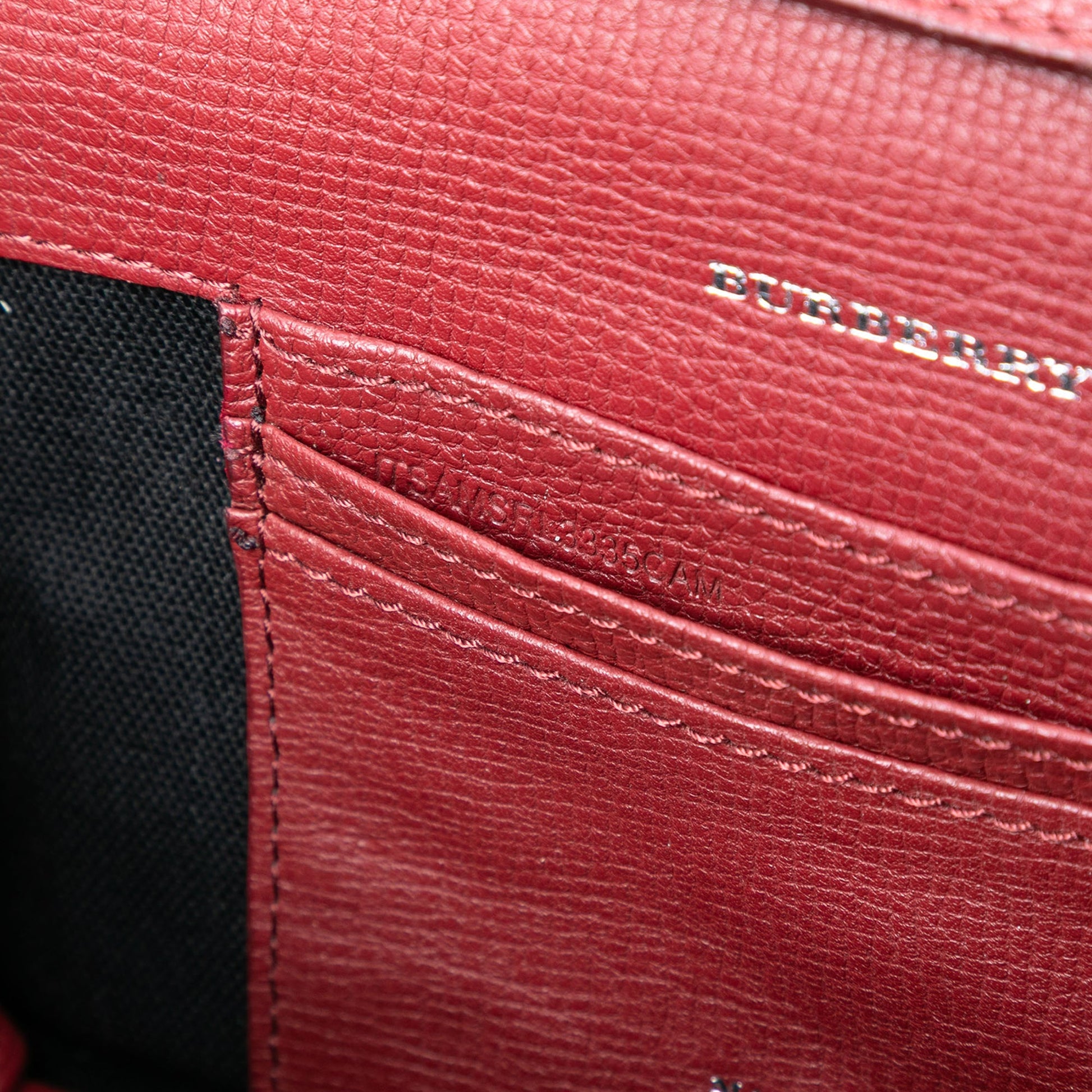 Burberry Small Leather and House Check Canvas Derby Macken Crossbody