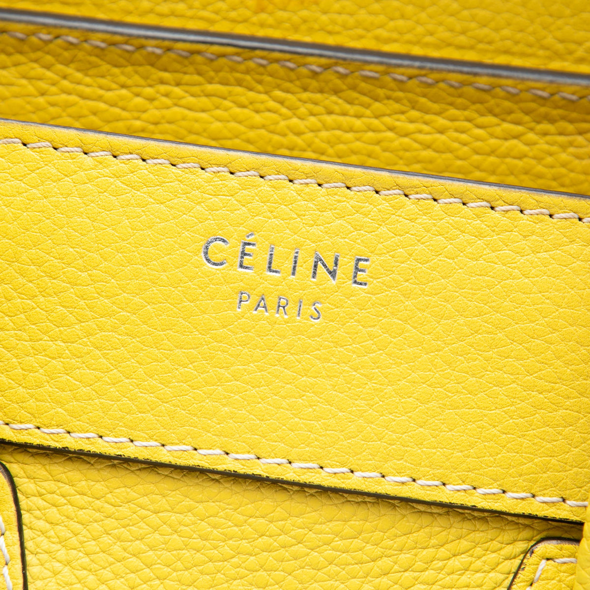 Celine Micro Drummed Calfskin Luggage Tote