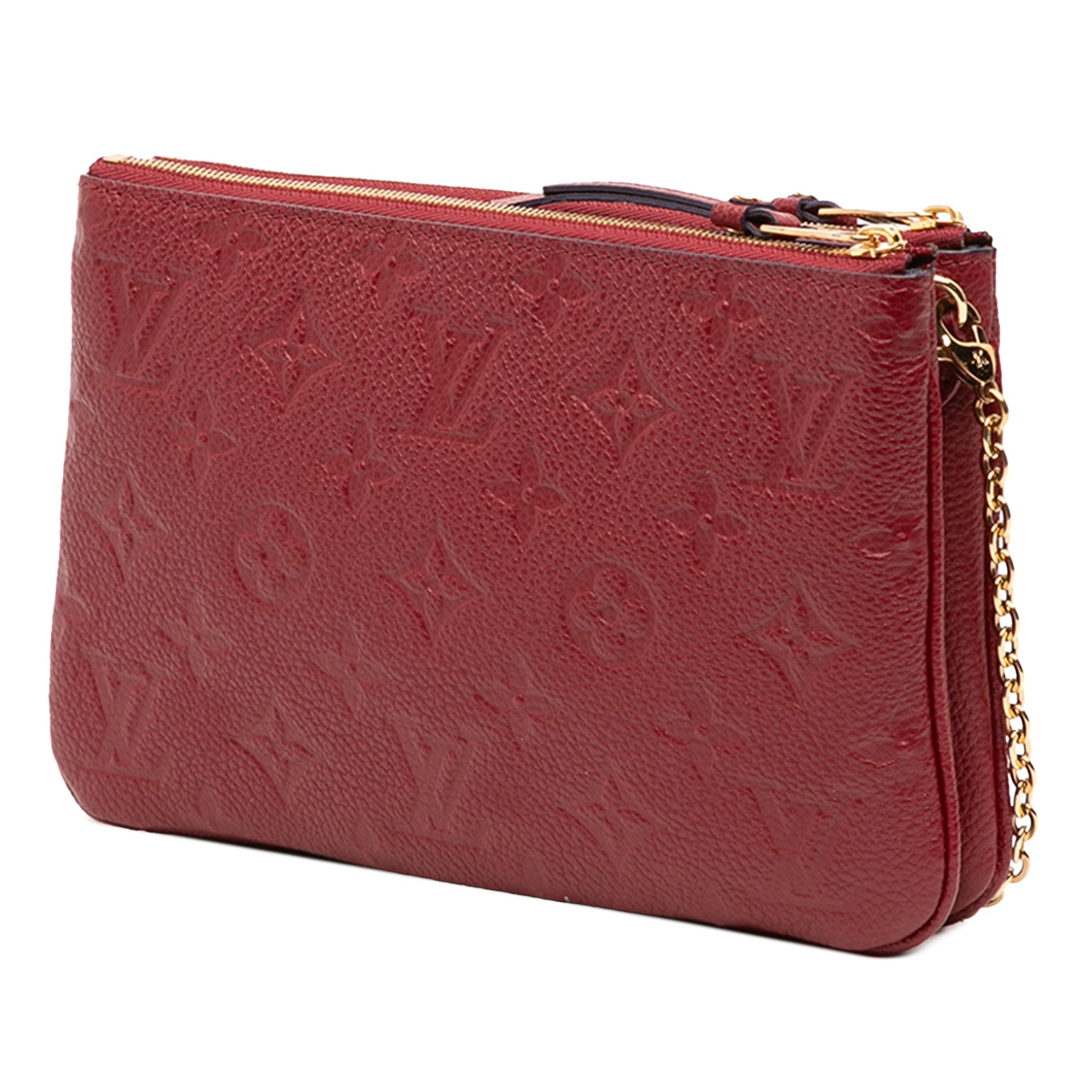 Louis Vuitton Monogram Empreinte Double Zip Pochette