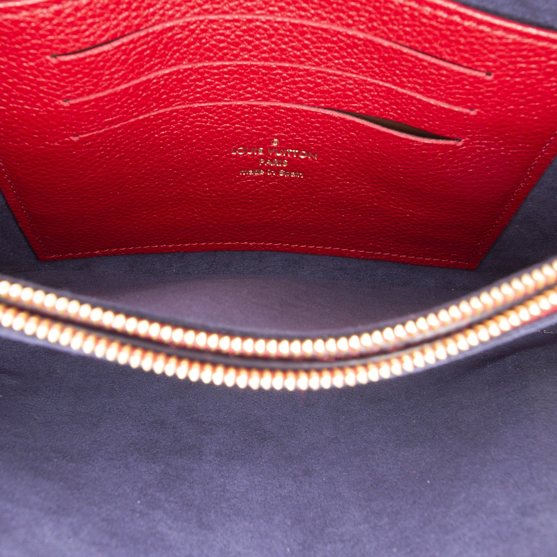 Louis Vuitton Monogram Empreinte Double Zip Pochette