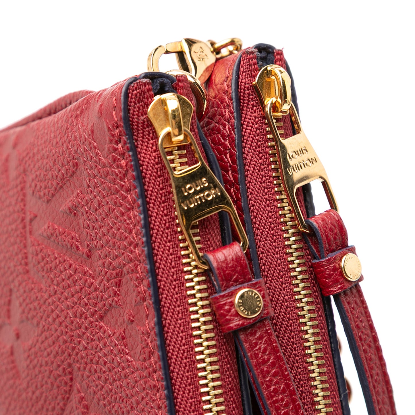 Louis Vuitton Monogram Empreinte Double Zip Pochette
