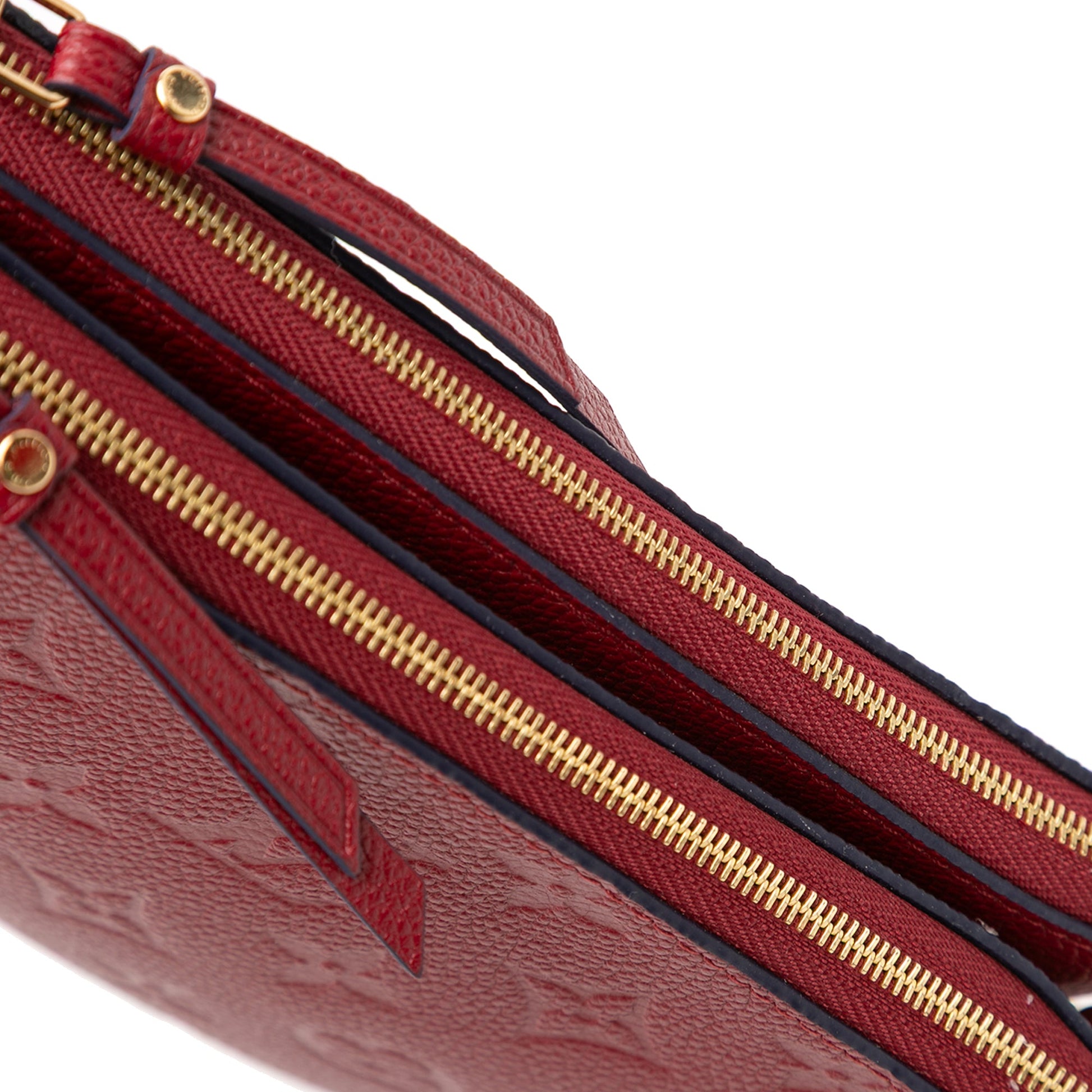 Louis Vuitton Monogram Empreinte Double Zip Pochette