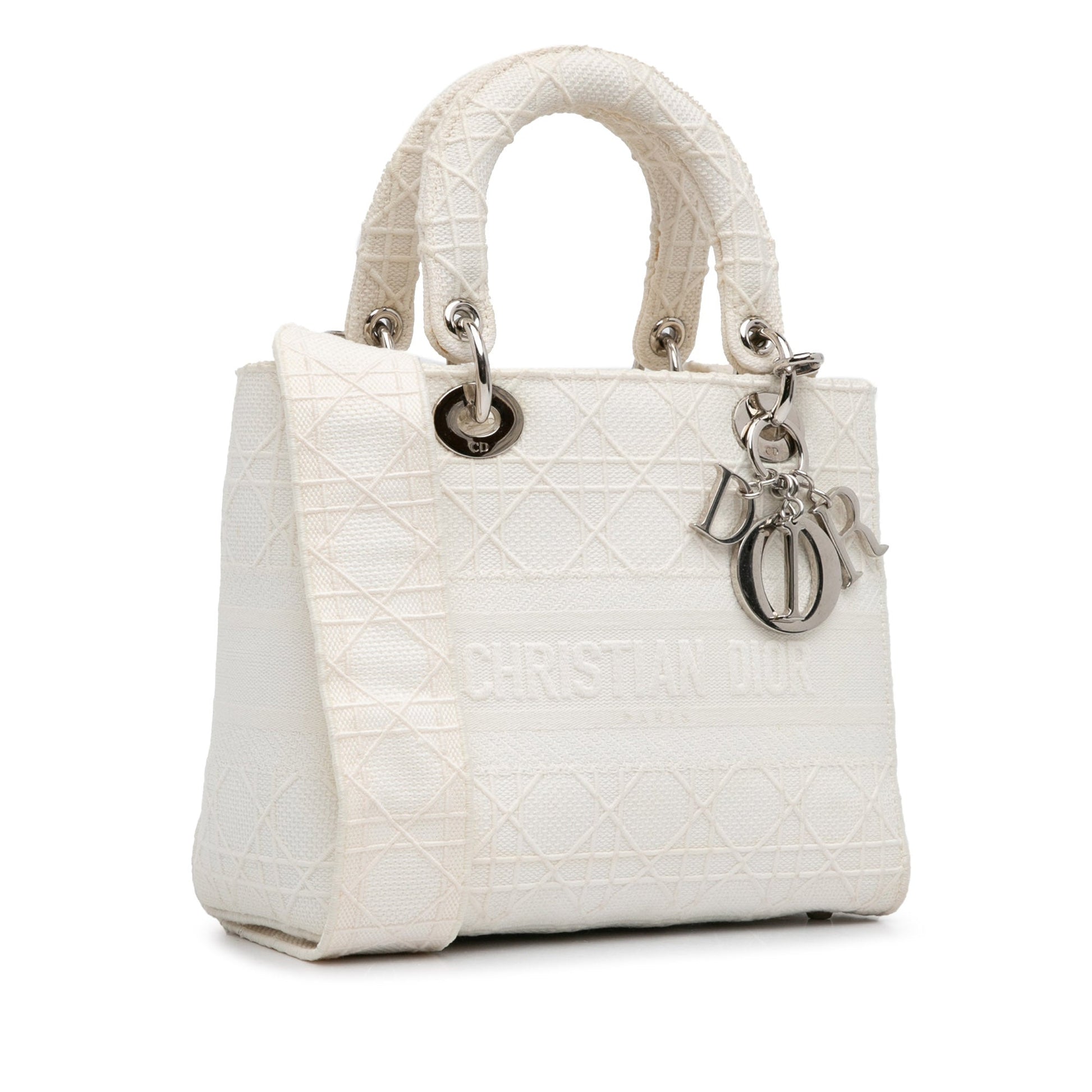 Dior Medium Canvas Cannage Lady D Lite