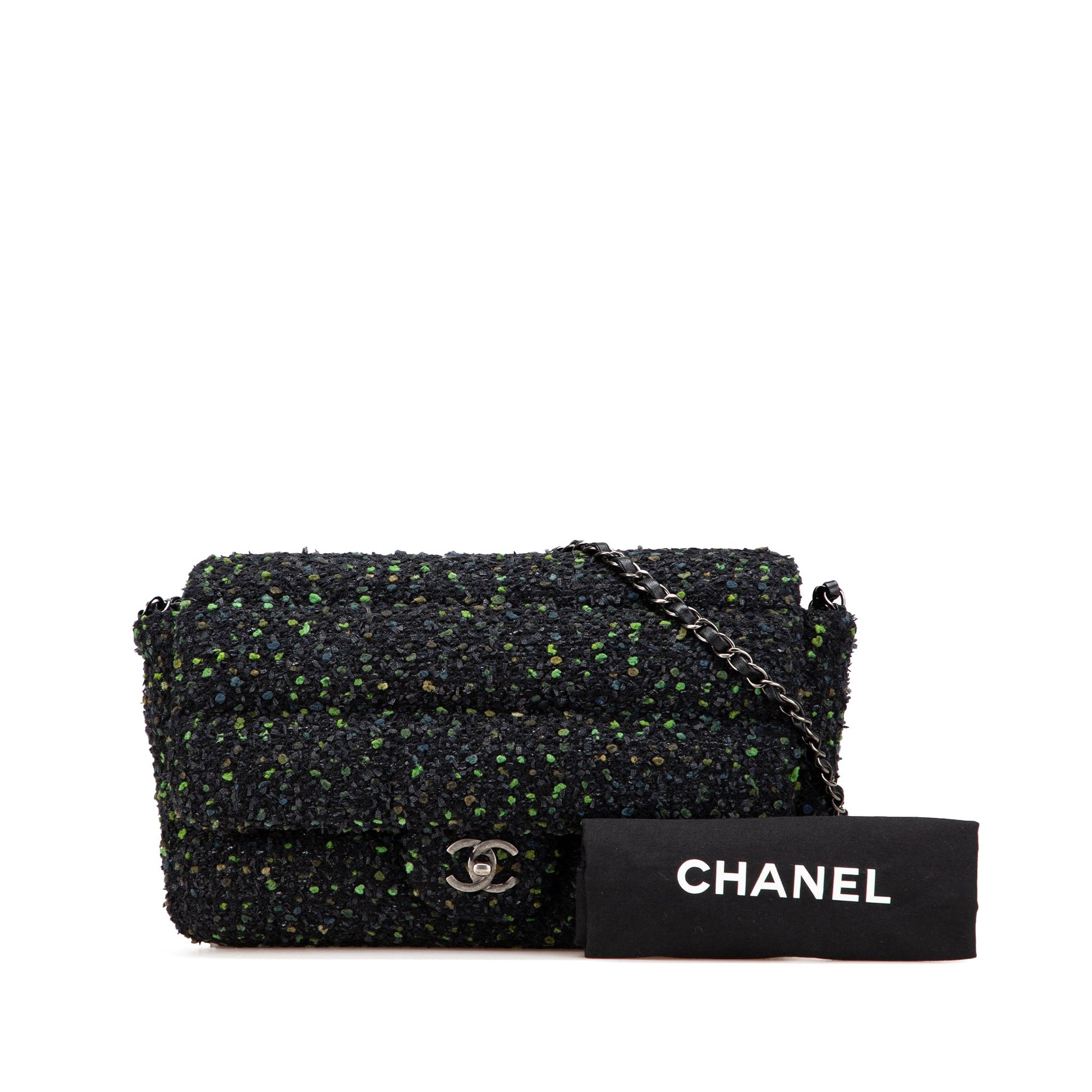 Chanel CC Tweed Flap
