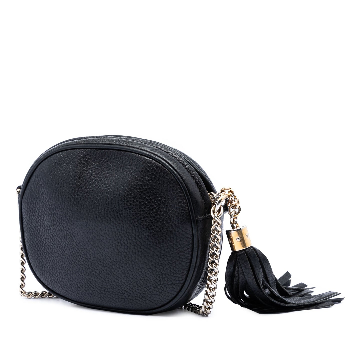 Gucci Mini Pebbled Calfskin Soho Chain Crossbody