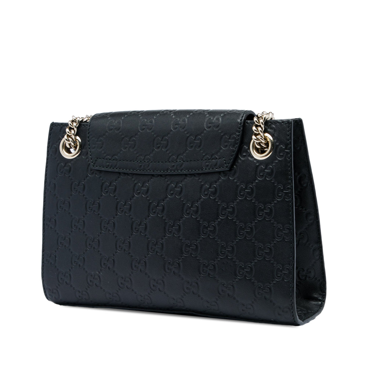 Gucci Small Guccissima Emily Shoulder Bag — Black