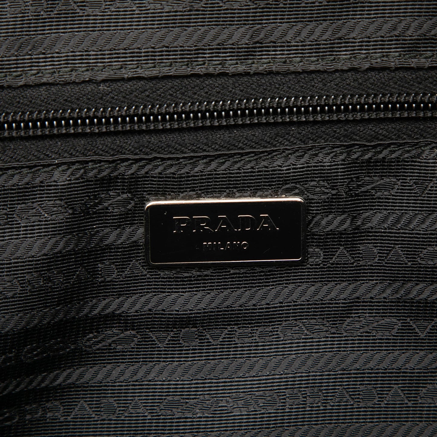 Prada Canvas Camouflage Cordura Satchel