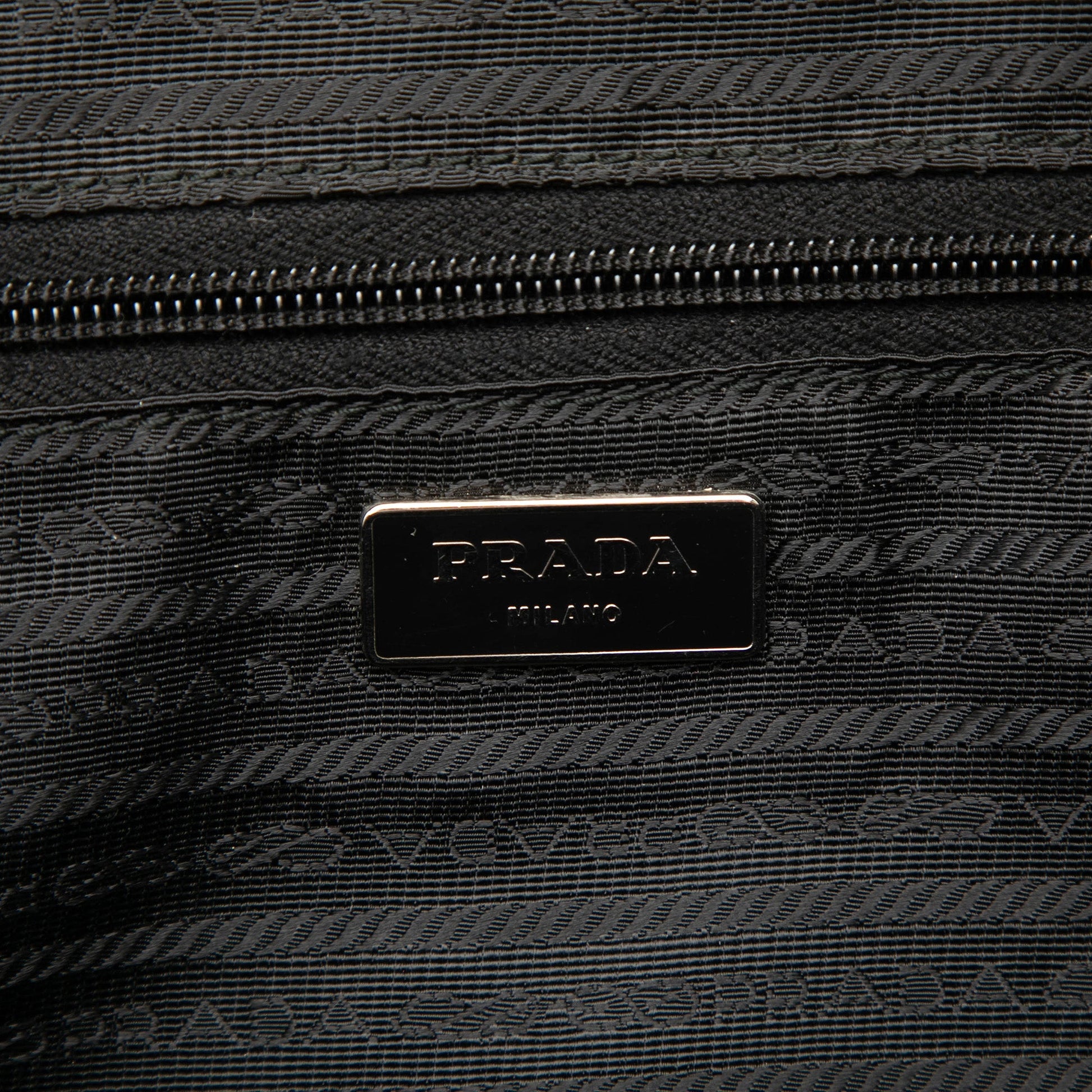 Prada Canvas Camouflage Cordura Satchel