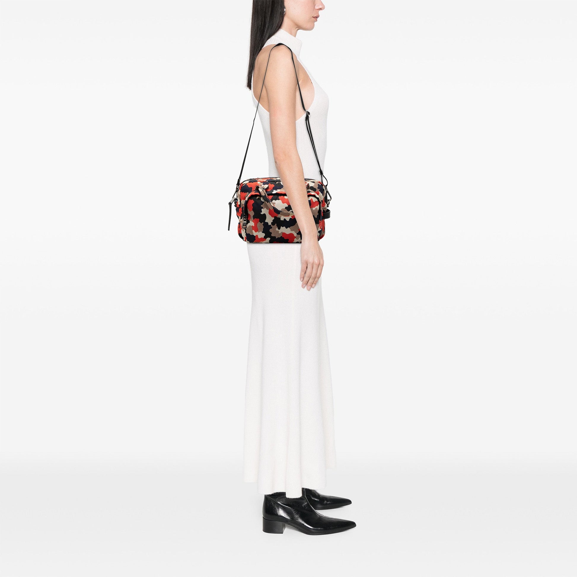 Prada Canvas Camouflage Cordura Satchel