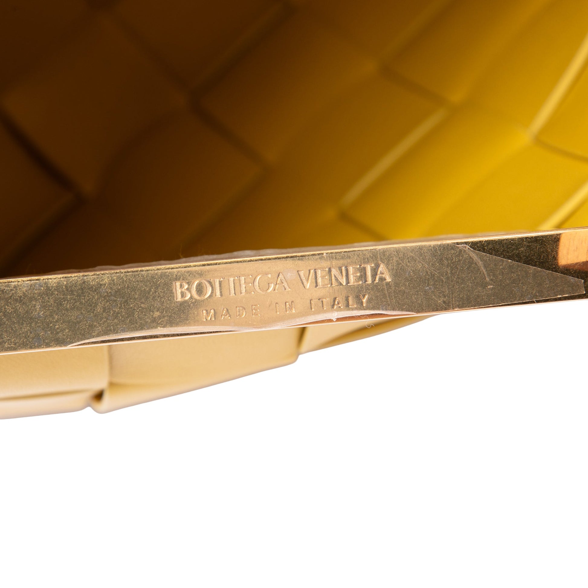 Bottega Veneta Lambskin Maxi Intrecciato The Snap Clutch