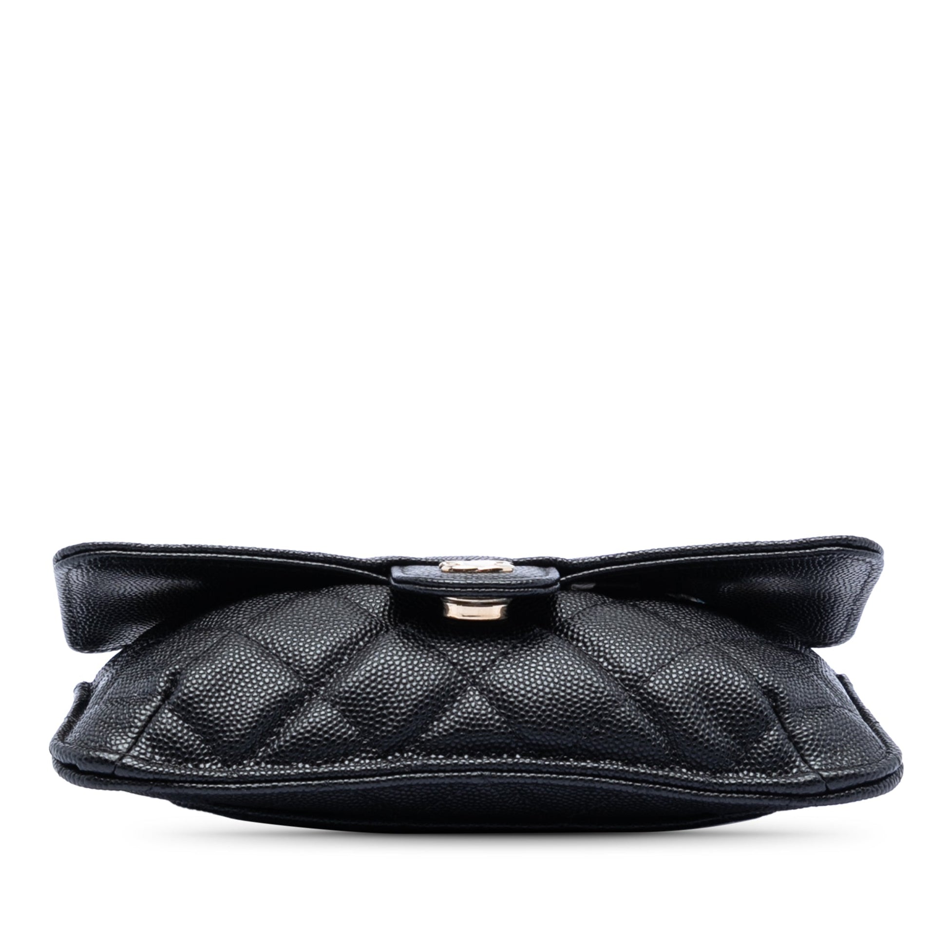 Nylon Graffiti Foldable Shopping Tote in Caviar Flap