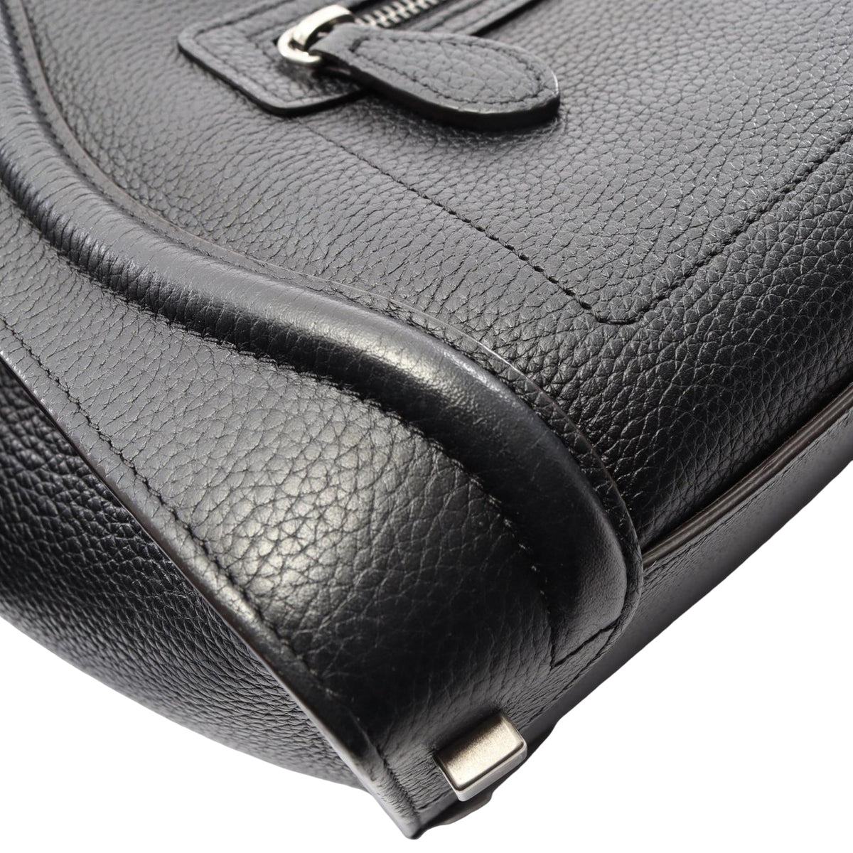Celine Micro Smooth Calfskin Double Stitching Luggage Tote