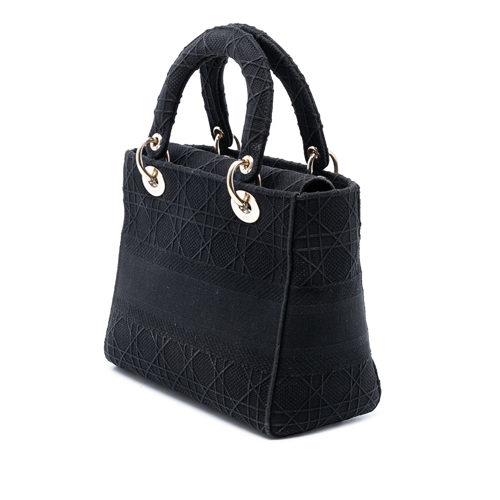 Dior Medium Canvas Cannage Lady D Lite