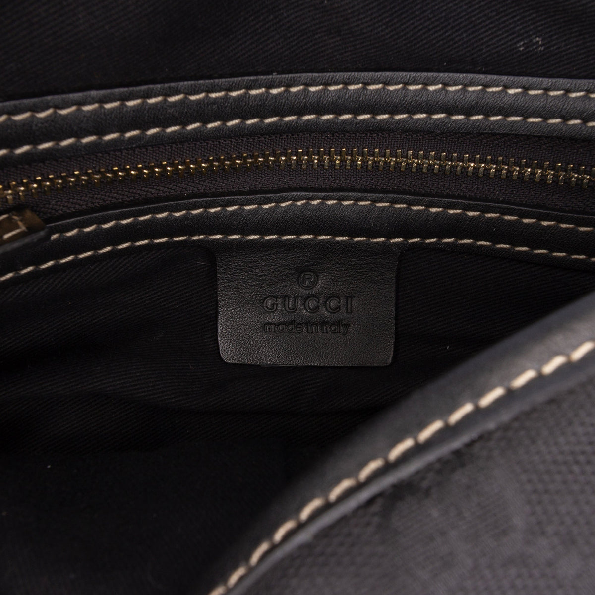 Gucci Small GG Canvas Britt Tassel Flap Shoulder Bag