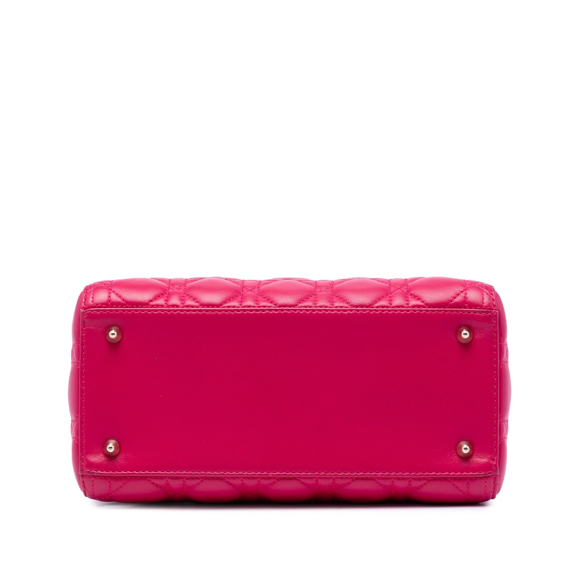Dior Medium Lambskin Cannage Lady Dior
