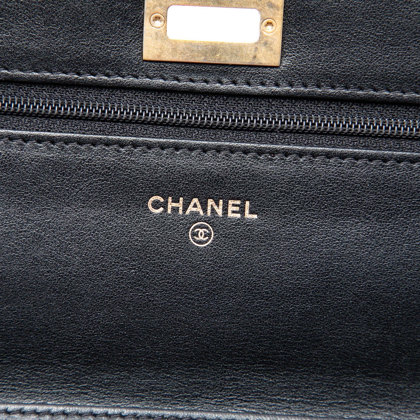 Chanel Reissue 2.55 Chevron Aged Calfskin Wallet on Chain