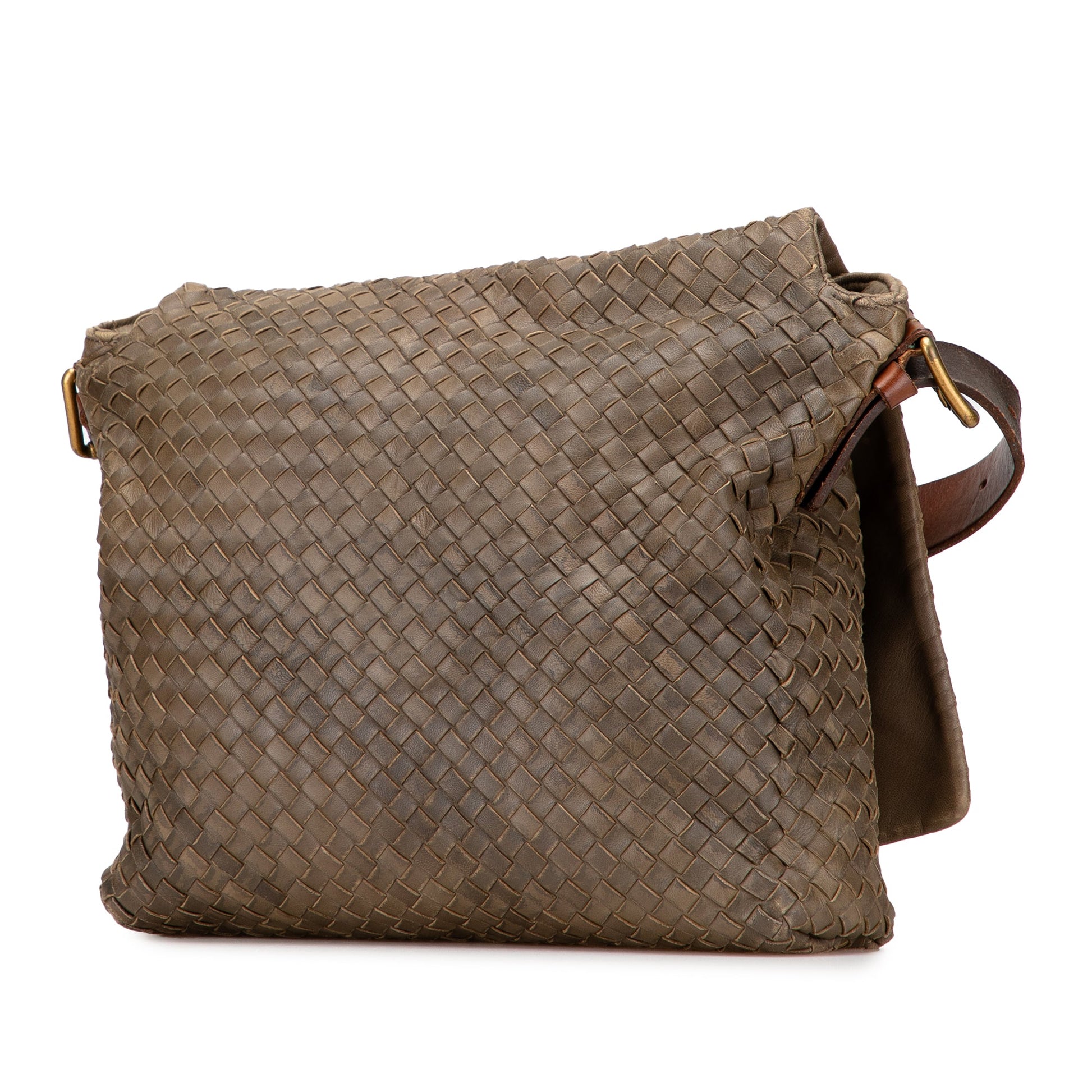 Bottega Veneta Nappa Intrecciato Messenger Bag