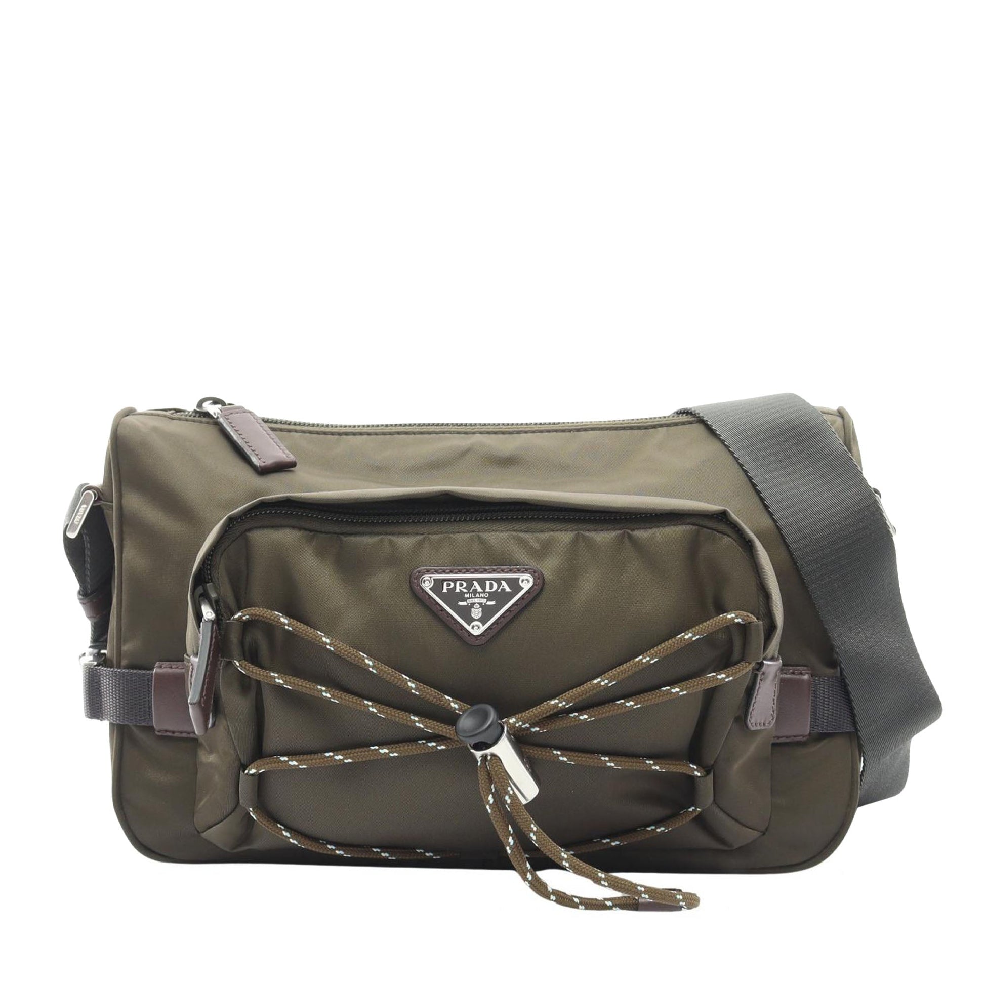 Prada Tessuto Speed Lock Crossbody