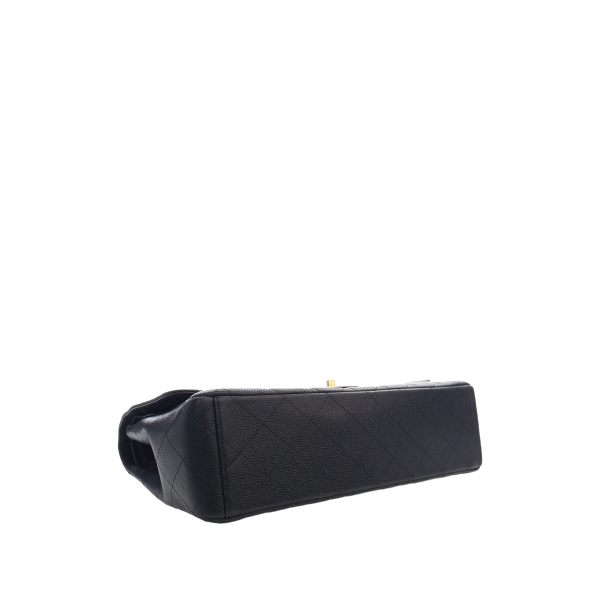 Chanel Maxi Classic Caviar Double Flap — Black