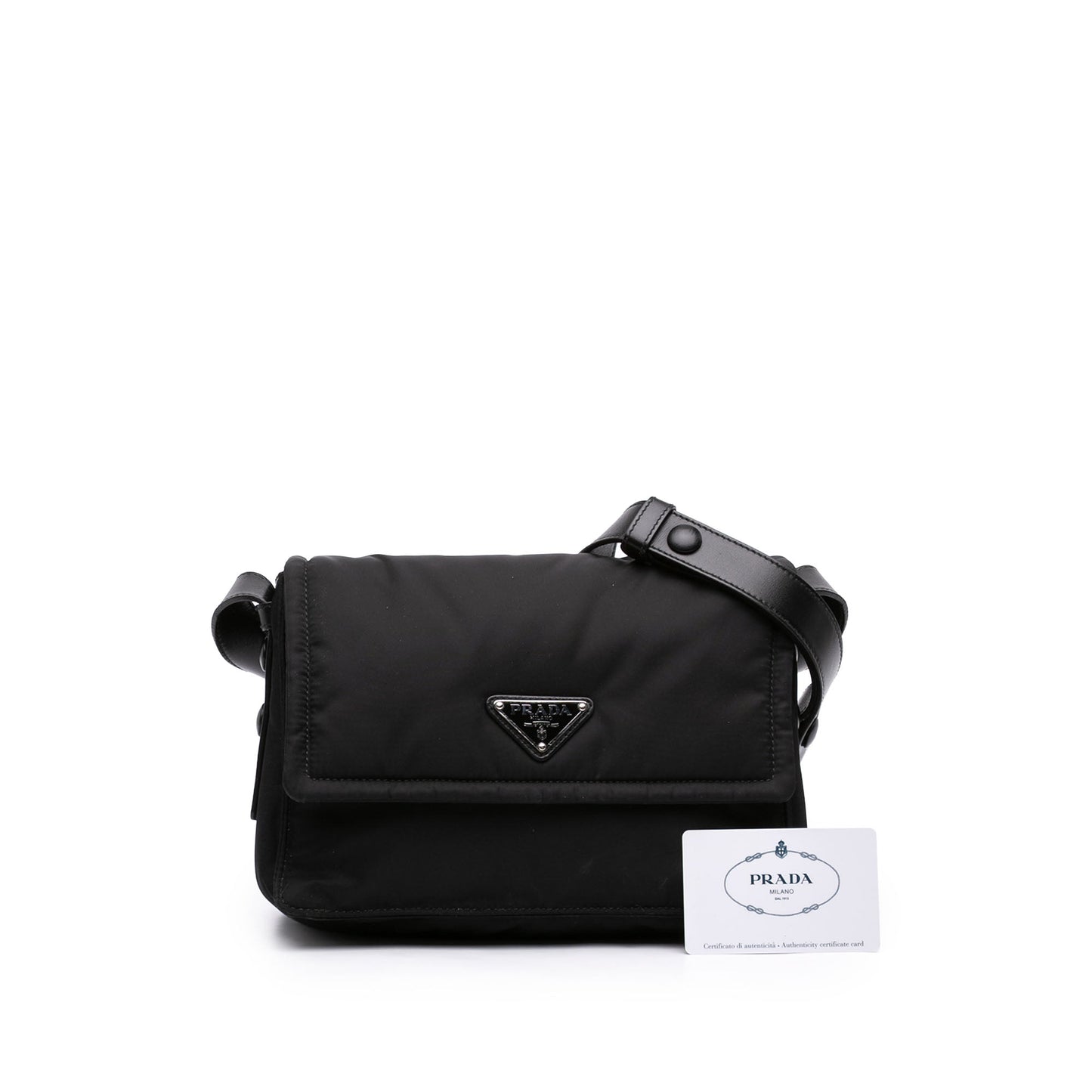 Prada Small Re Nylon Padded Traveller Crossbody