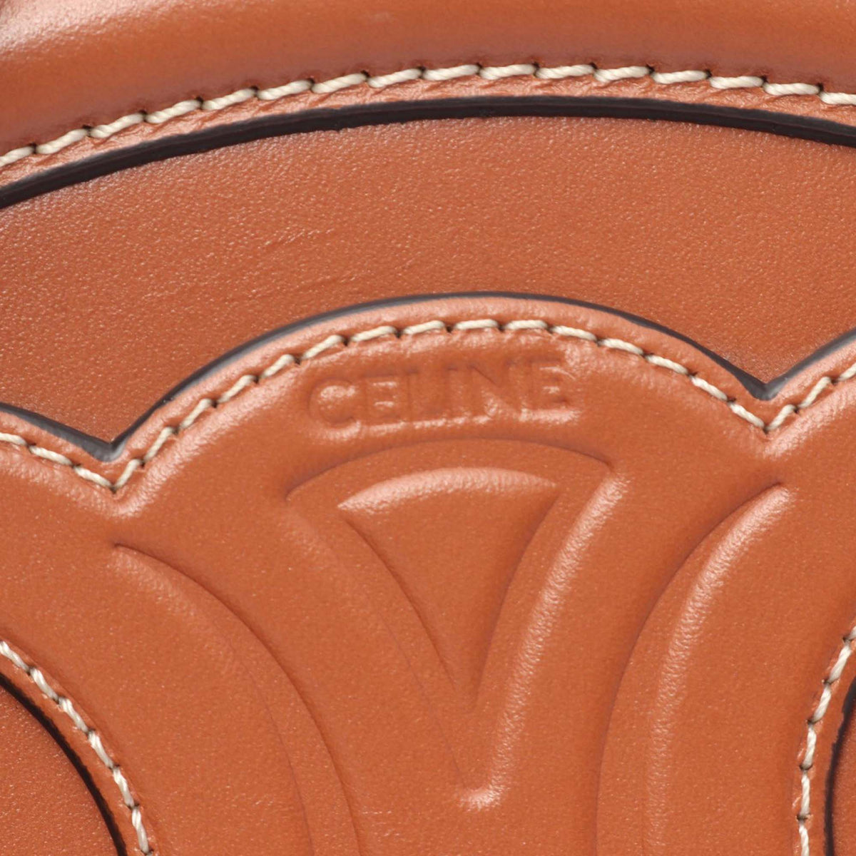 Celine Small Calfskin Cuir Triomphe Oval Crossbody