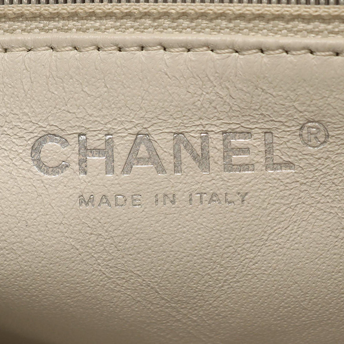 Chanel Large Quilted Caviar Reissue Camera Bag — White