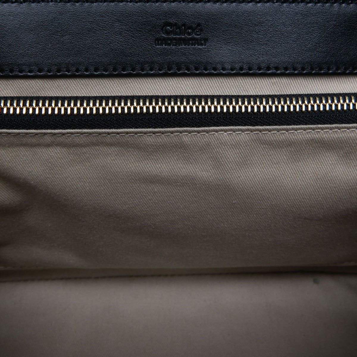 Chloé Small Leather C Double Carry Satchel — Black
