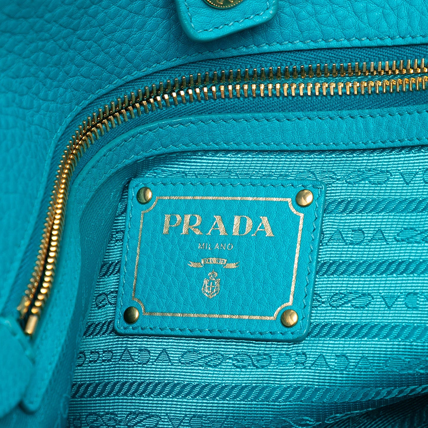 Prada Vitello Daino Open Convertible Tote