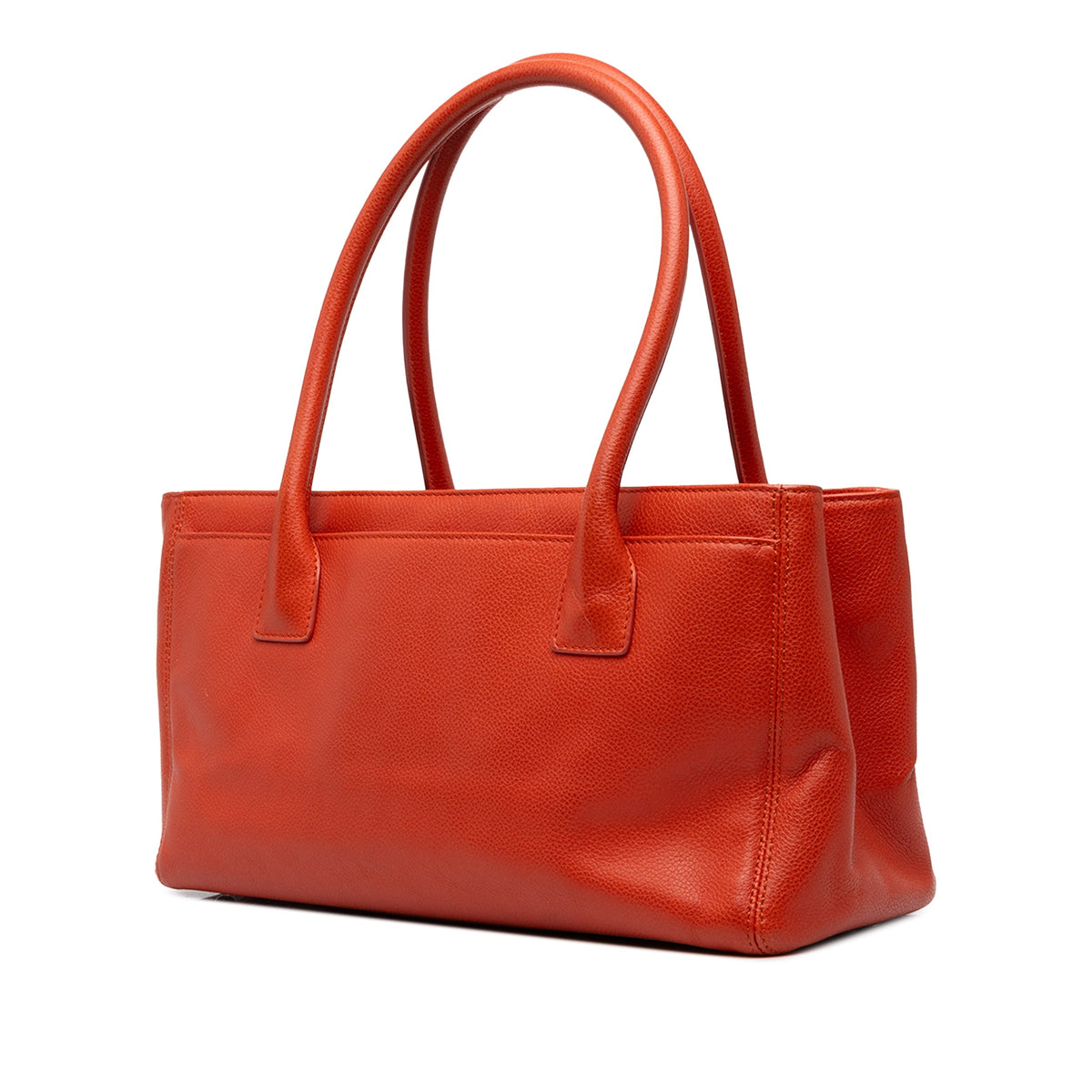Chanel Small Calfskin Executive Cerf Tote — Red