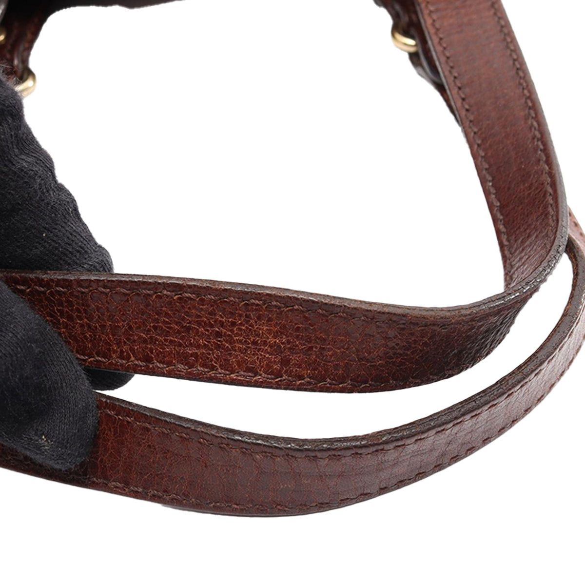 Fendi Leather Trimmed Zucchino Canvas Tote