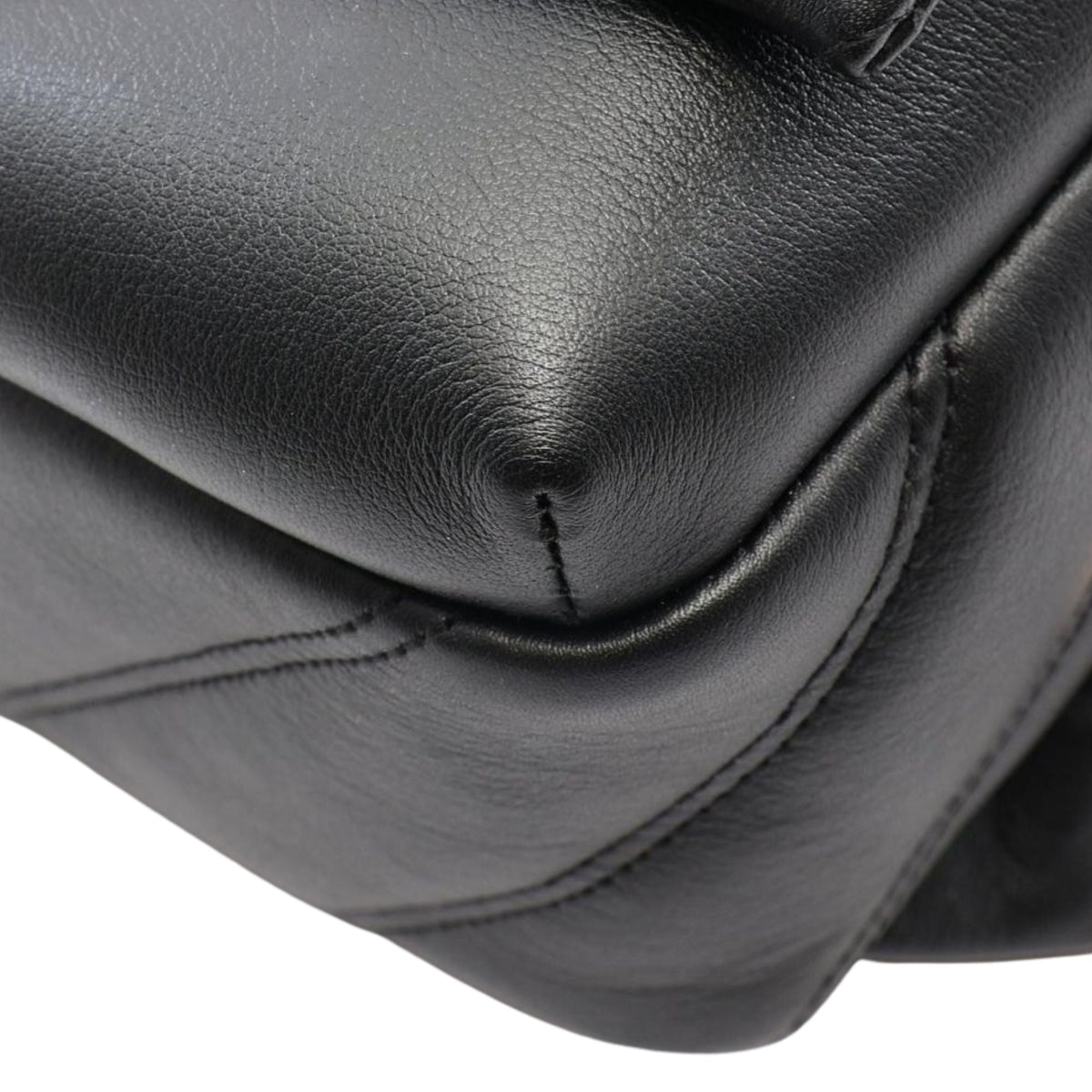 Bvlgari Leather Serpenti Cabochon Backpack — Black