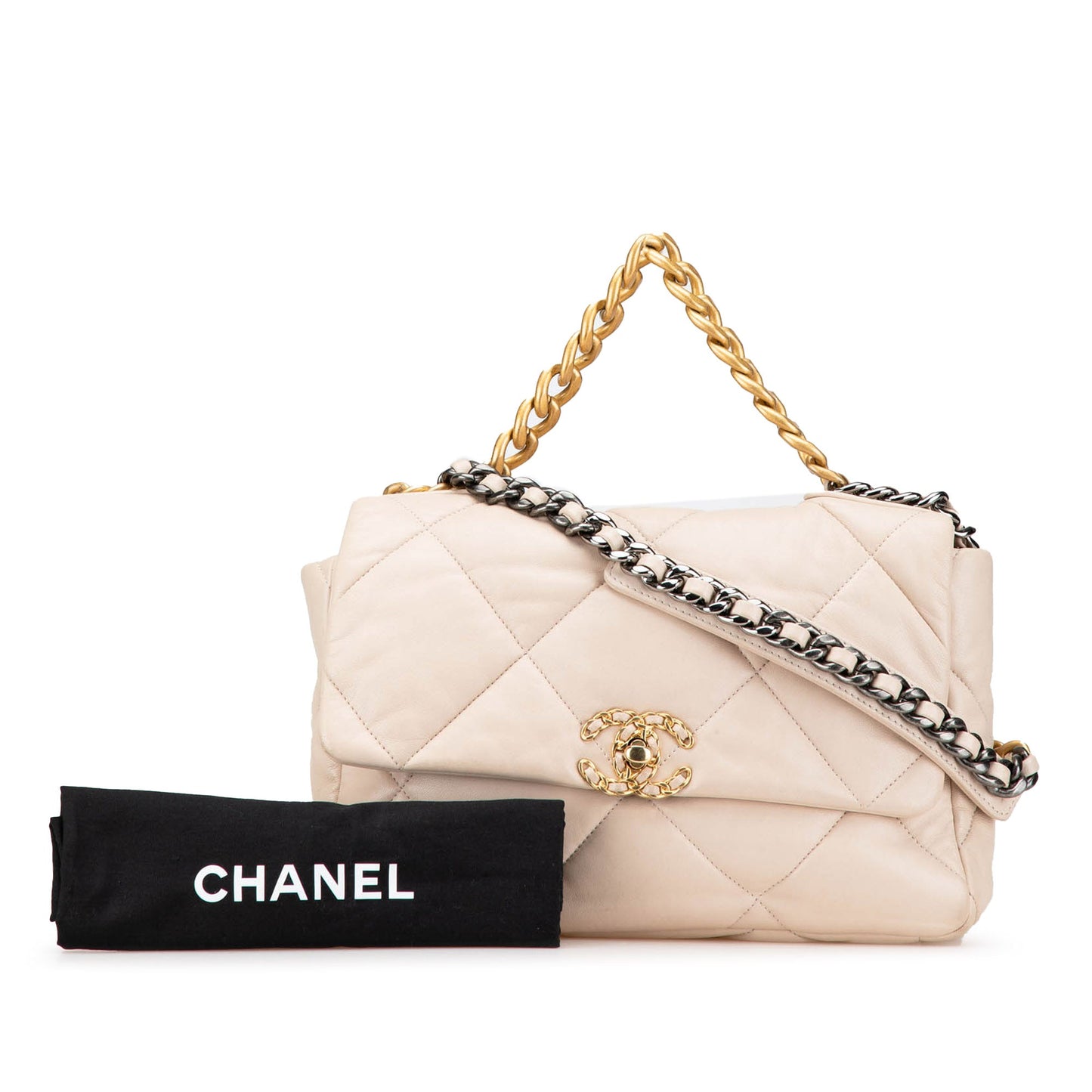 Chanel Large Lambskin 19 Flap