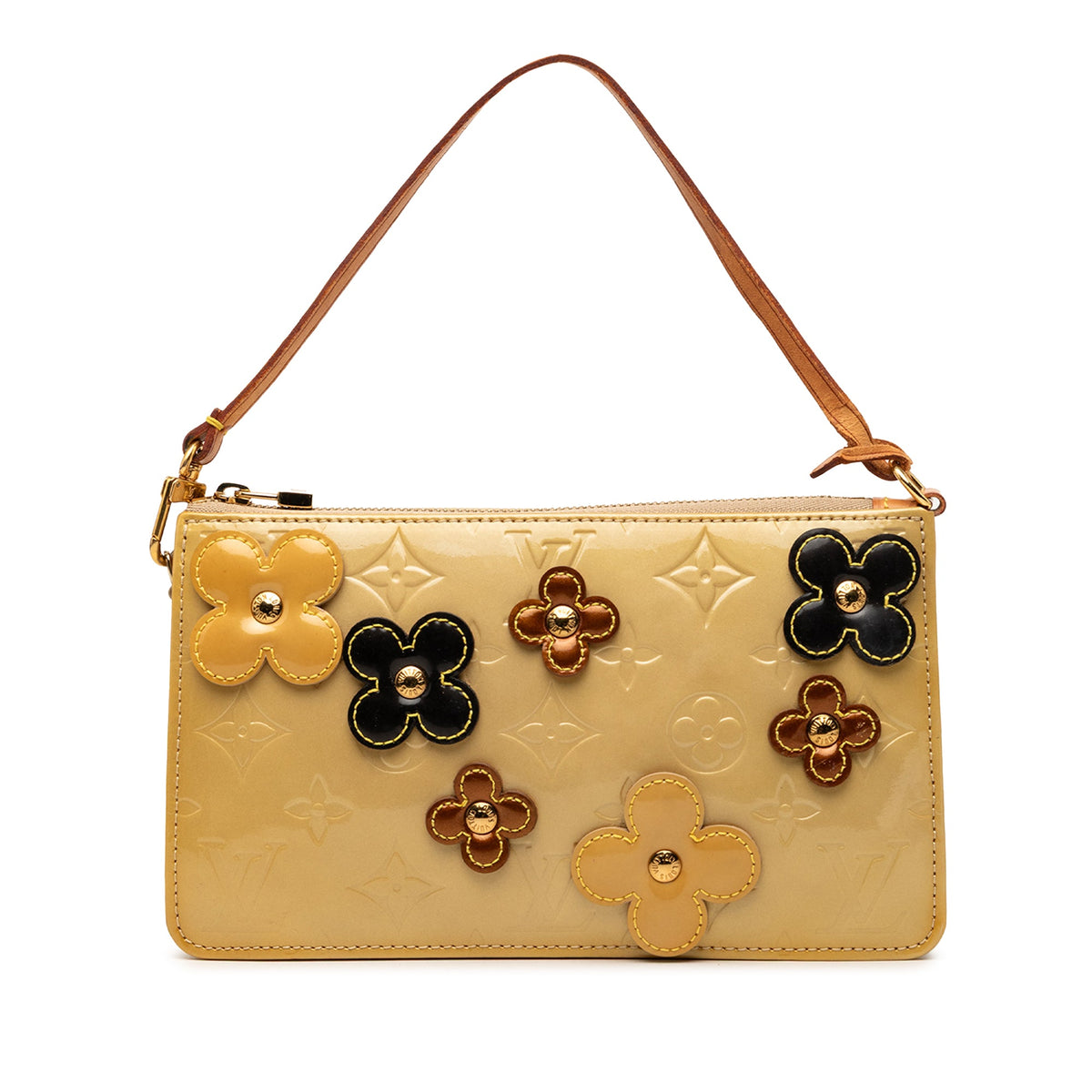 Louis Vuitton Monogram Vernis Pochette Lexington Fleurs