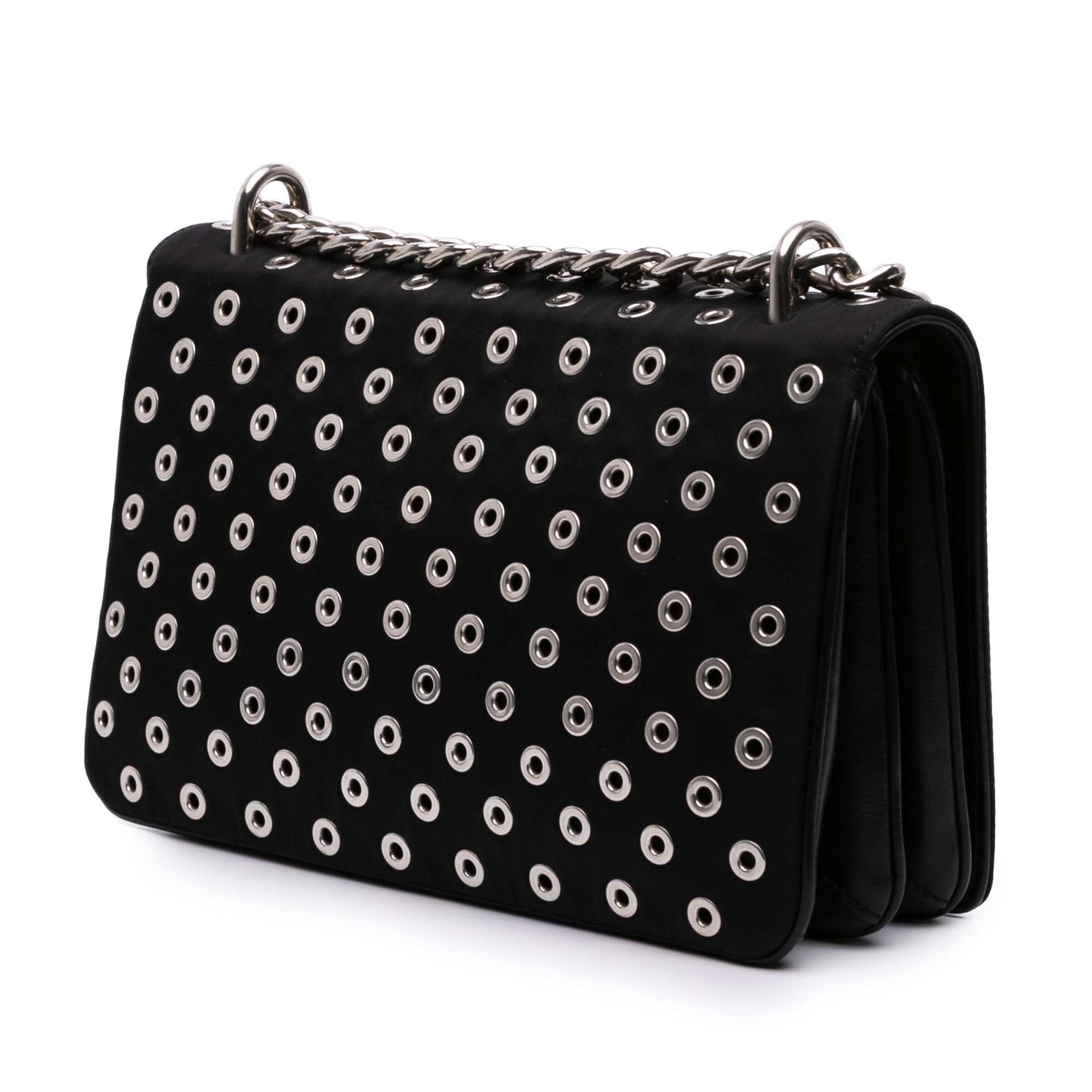 Prada Tessuto Grommet Crossbody