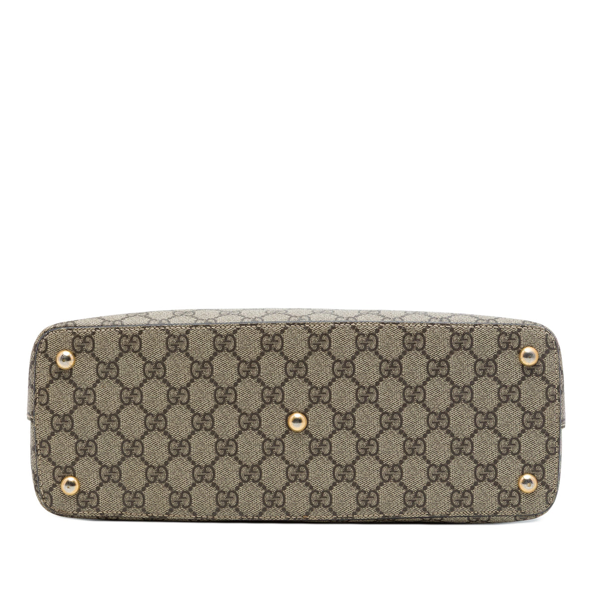 Gucci GG Supreme Linea A Satchel — Beige